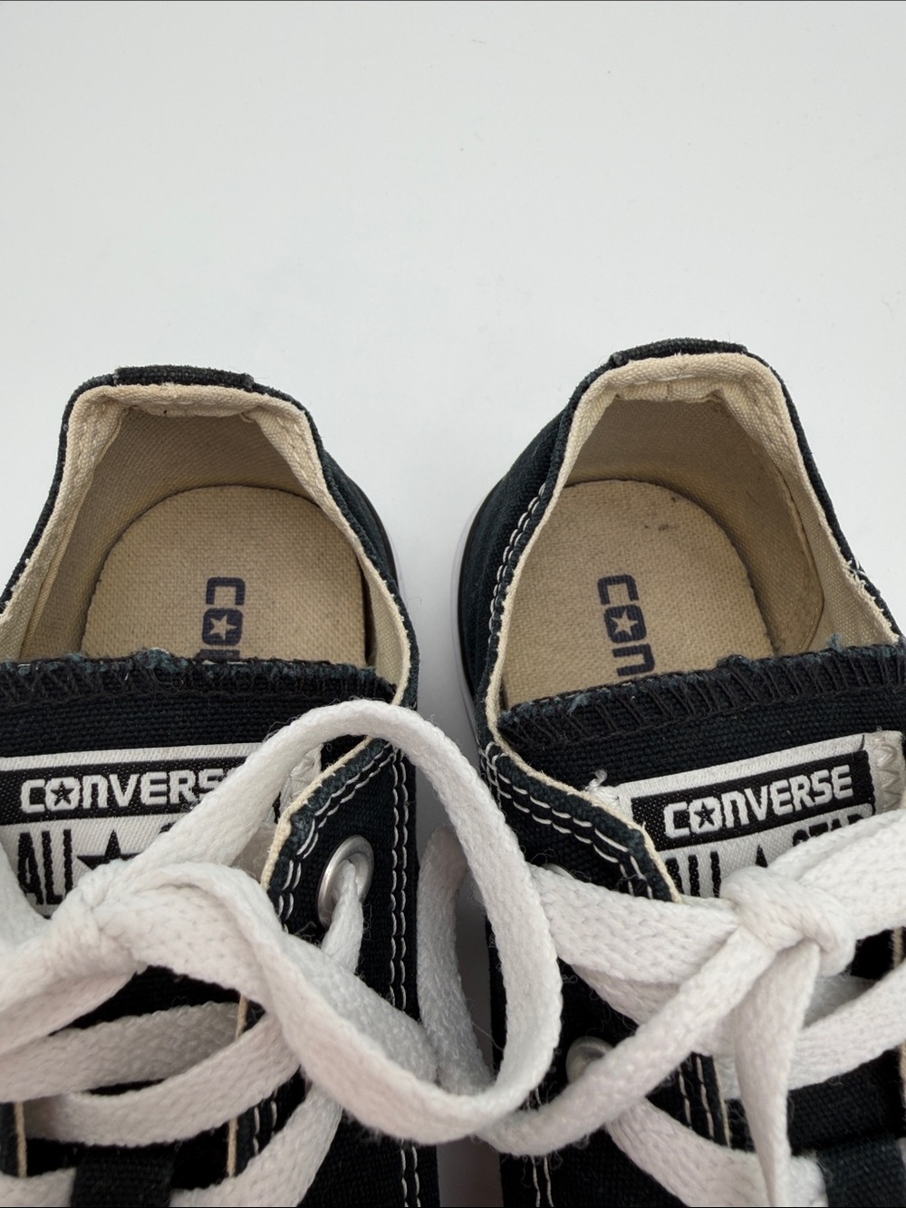 Converse Chuck Taylor All Star Black Unisex Womens Size 6 / Mens Size 4 Low Rise - Picture 13 of 16